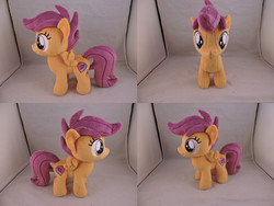 Size: 1597x1199 | Tagged: safe, artist:little-broy-peep, scootaloo, pony, g4, irl, photo, plushie, solo