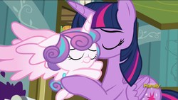 Size: 1920x1080 | Tagged: safe, screencap, princess flurry heart, twilight sparkle, alicorn, pony, a flurry of emotions, g4, my little pony: friendship is magic, ponyville hospital, twilight is bae, twilight sparkle (alicorn)