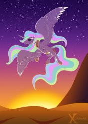 Size: 1600x2263 | Tagged: safe, artist:xormak, princess celestia, alicorn, pony, g4, female, solo