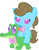 Size: 786x1017 | Tagged: safe, artist:red4567, beauty brass, gummy, pony, g4, baby, baby pony, cute, pacifier, ponies riding gators, riding