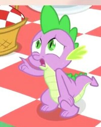 Size: 335x420 | Tagged: safe, screencap, spike, dragon, a canterlot wedding, g4, male, solo