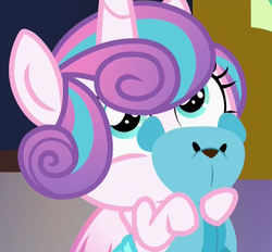 Size: 514x477 | Tagged: safe, screencap, princess flurry heart, pony, a flurry of emotions, g4, adorable face, cuddly, cute, cuteness overload, cutest pony alive, cutest pony ever, daaaaaaaaaaaw, dhx is trying to murder us, female, flurrybetes, hasbro is trying to murder us, huggable, plushie, solo, teddy bear, toy, weapons-grade cute