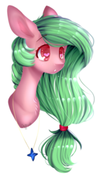 Size: 684x1245 | Tagged: safe, artist:clefficia, oc, oc only, pony, female, heart eyes, jewelry, mare, pendant, requested art, simple background, solo, transparent background, wingding eyes