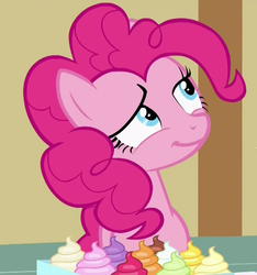 Size: 432x462 | Tagged: safe, screencap, pinkie pie, earth pony, pony, a flurry of emotions, g4, female, mare, solo