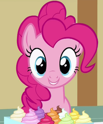 Size: 381x461 | Tagged: safe, screencap, pinkie pie, earth pony, pony, a flurry of emotions, g4, female, mare, solo