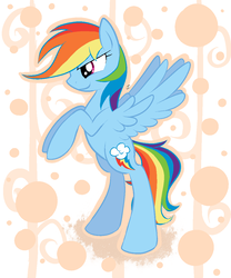 Size: 1000x1200 | Tagged: safe, artist:stormer, rainbow dash, pony, g4, simple background