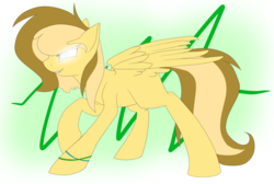 Size: 1280x860 | Tagged: safe, artist:stormer, oc, oc only, pegasus, pony, blank flank, bracelet, glowing eyes, jewelry, simple background, wings