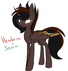 Size: 854x890 | Tagged: safe, artist:stormer, oc, oc only, alicorn, pony, alicorn oc, fusion, simple background, solo, white background