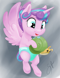 Size: 2550x3300 | Tagged: safe, artist:silfoe, princess flurry heart, whammy, pony, a flurry of emotions, g4, cute, female, flurrybetes, high res, silfoe is trying to murder us, solo