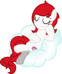 Size: 3518x4188 | Tagged: safe, artist:outlawedtofu, oc, oc only, oc:air raid, pegasus, pony, fallout equestria, cloud, high res, reclining, simple background, sitting, transparent background, vector