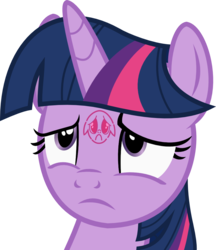 Size: 863x1000 | Tagged: safe, artist:seahawk270, twilight sparkle, alicorn, pony, a flurry of emotions, g4, female, mare, sad, simple background, solo, stamp, stamp of forgiveness, transparent background, twilight sparkle (alicorn), vector, wrong eye color