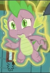 Size: 330x480 | Tagged: safe, screencap, spike, dragon, a flurry of emotions, g4, cropped, male, solo