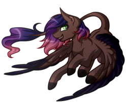 Size: 4000x3300 | Tagged: safe, artist:amazing-artsong, oc, oc only, oc:evening howler, pegasus, pony, female, high res, leonine tail, mare, simple background, solo, transparent background
