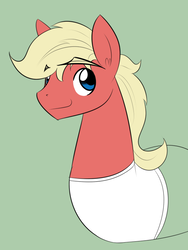 Size: 600x800 | Tagged: safe, artist:casualcolt, oc, oc only, oc:scifresh, earth pony, pony, green background, male, simple background, solo, stallion