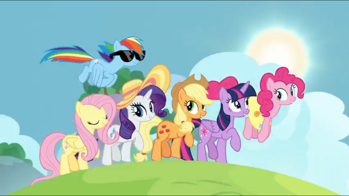 #1419548 - safe, screencap, applejack, fluttershy, pinkie pie, rainbow ...