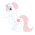 Size: 1024x1024 | Tagged: safe, artist:jen-neigh, nurse redheart, earth pony, pony, a flurry of emotions, g4, bipedal, female, new cutie mark, rearing, simple background, solo, transparent background, vector