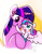 Size: 1250x1600 | Tagged: safe, artist:zigrock, princess flurry heart, twilight sparkle, alicorn, pony, g4, aunt and niece, auntie twilight, blushing, cute, flurrybetes, hug, twilight sparkle (alicorn), wingless