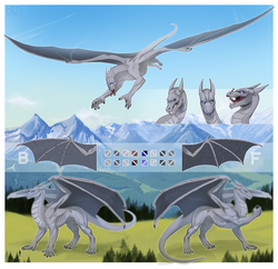 Size: 1500x1451 | Tagged: safe, artist:hitmore, oc, oc only, oc:deragon, dragon, macro, reference sheet