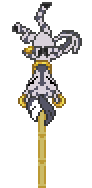 Size: 92x188 | Tagged: safe, artist:botchan-mlp, zecora, zebra, g4, swarm of the century, animated, balancing, cute, desktop ponies, ear piercing, earring, eyes closed, female, gif, jewelry, meditating, meditation, piercing, pixel art, simple background, solo, sprite, transparent background, zecorable