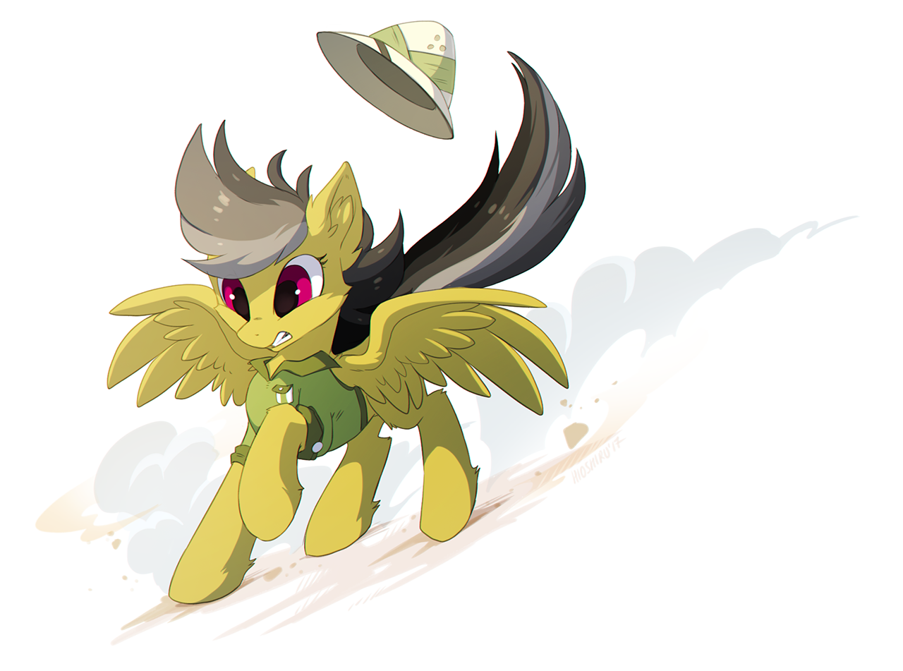 Hioshiru Pony #1419978 - dead source, safe, artist:hioshiru, daring do, pegasus, pony ...