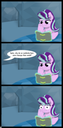 Size: 1920x3876 | Tagged: safe, artist:ljdamz1119, starlight glimmer, pony, all bottled up, g4, book, comic, female, implied trixie, implied twilight sparkle, reading, solo