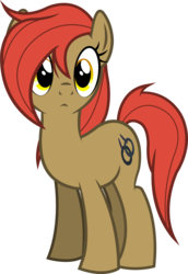 Size: 1280x1861 | Tagged: safe, artist:outlawedtofu, oc, oc only, oc:dala vault, earth pony, pony, looking at someone, simple background, transparent background, vector