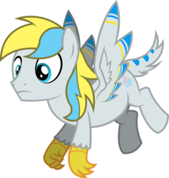 Size: 1280x1349 | Tagged: safe, artist:outlawedtofu, oc, oc only, oc:cirrus sky, hippogriff, simple background, solo, transparent background, vector