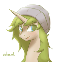 Size: 1342x1357 | Tagged: safe, artist:plebenant, oc, oc only, oc:rev, pony, bust, profile, solo