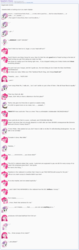 Size: 872x2746 | Tagged: safe, artist:dziadek1990, pinkie pie, sweetie belle, g4, conversation, dialogue, emote story, emotes, reddit, slice of life, text