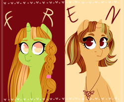Size: 4101x3400 | Tagged: safe, artist:nutti-frien, oc, oc only, pony, unicorn, duo, female, high res, mare