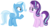 Size: 3544x2019 | Tagged: safe, artist:sketchmcreations, starlight glimmer, trixie, pony, unicorn, all bottled up, g4, female, high res, looking at each other, mare, raised hoof, simple background, smiling, transparent background, vector