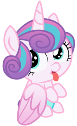 Size: 3689x6000 | Tagged: safe, artist:paganmuffin, princess flurry heart, alicorn, pony, a flurry of emotions, g4, absurd resolution, baby, baby pony, behaving like a dog, cuddly, cute, cuteness overload, cutest pony alive, cutest pony ever, daaaaaaaaaaaw, female, flurrybetes, silly, silly pony, simple background, smiling, solo, tongue out, transparent background, vector, weapons-grade cute