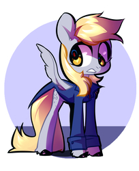 Size: 3260x4000 | Tagged: safe, artist:aphphphphp, derpy hooves, pegasus, pony, g4, clothes, coat, female, mare, solo