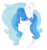 Size: 2800x3000 | Tagged: safe, artist:miss-racco0n, oc, oc only, oc:ice dreams, pony, bust, high res, portrait, simple background, solo, transparent background