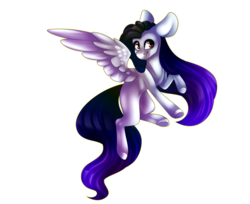Size: 2700x2200 | Tagged: safe, artist:immagoddampony, oc, oc only, oc:cyan crystal, pegasus, pony, female, high res, mare, simple background, solo, transparent background