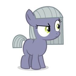 Size: 10000x10000 | Tagged: safe, artist:yinglung, limestone pie, earth pony, pony, g4, absurd resolution, blank flank, female, filly, filly limestone pie, simple background, solo, suspicious, transparent background, vector