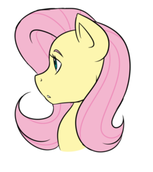 Size: 800x900 | Tagged: safe, artist:yogfan, fluttershy, pony, g4, bust, female, portrait, simple background, solo, transparent background