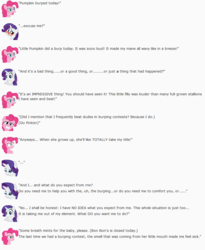 Size: 854x1044 | Tagged: safe, artist:dziadek1990, pinkie pie, rarity, g4, conversation, dialogue, emote story, emotes, reddit, slice of life, text