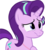 Size: 1122x1241 | Tagged: safe, artist:surprisepi, starlight glimmer, pony, celestial advice, g4, equestrian pink heart of courage, female, mare, raised hoof, simple background, solo, transparent background, vector, wavy mouth