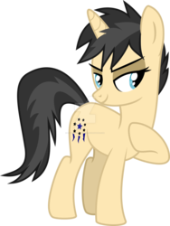 Size: 1280x1699 | Tagged: safe, artist:littlestarwanderer, oc, oc only, oc:ghost, pony, unicorn, female, mare, simple background, solo, transparent background, watermark