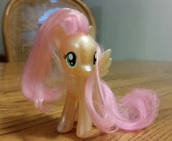 Size: 2243x1836 | Tagged: safe, fluttershy, pegasus, pony, g4, brushable, glitter, irl, photo, solo, toy