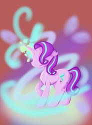 Size: 526x715 | Tagged: safe, artist:cupcakeseclipsed, starlight glimmer, pony, unicorn, g4, female, magic, mare, solo