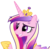 Size: 4109x4003 | Tagged: safe, artist:sketchmcreations, princess cadance, pony, a flurry of emotions, g4, my little pony: friendship is magic, absurd resolution, female, messy mane, raised hoof, simple background, smiling, solo, transparent background, vector