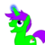 Size: 1000x1000 | Tagged: safe, artist:toyminator900, oc, oc only, oc:clever clop, pony, unicorn, glowing horn, horn, magic, male, simple background, solo, transparent background