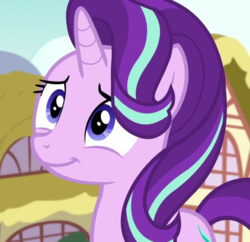 Size: 761x736 | Tagged: safe, screencap, starlight glimmer, pony, unicorn, all bottled up, g4, cropped, cute, female, glimmerbetes, mare, smiling, solo