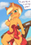 Size: 2480x3508 | Tagged: safe, artist:alcor, applejack, earth pony, pony, semi-anthro, g4, applebucking thighs, bipedal, blushing, clothes, dialogue, female, high res, looking at you, mare, shirt, shirt around waist, solo