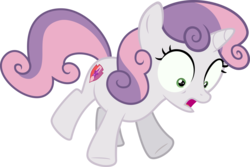 Size: 4504x3000 | Tagged: safe, artist:sollace, sweetie belle, pony, g4, .svg available, cutie mark, female, filly, foal, high res, open mouth, show accurate, simple background, solo, the cmc's cutie marks, transparent background, vector