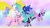 Size: 1920x1080 | Tagged: safe, artist:dashiemlpfim, artist:egegokprochannel, princess cadance, princess celestia, princess flurry heart, princess luna, twilight sparkle, oc, oc:twivine sparkle, alicorn, pony, g4, alicorn pentarchy, alicorn tetrarchy, donut steel, glowing horn, glowing wings, group, horn, recolor, sparkly wings, twilight sparkle (alicorn)