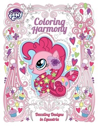 Size: 1236x1600 | Tagged: safe, pinkie pie, pony, g4, official, coloring book, coloring harmony, female, merchandise, solo