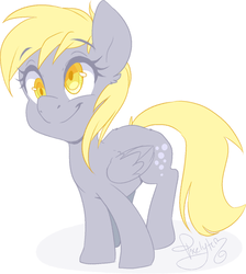 Size: 1102x1231 | Tagged: safe, artist:pixelyte, derpy hooves, pegasus, pony, g4, female, mare, simple background, solo, white background